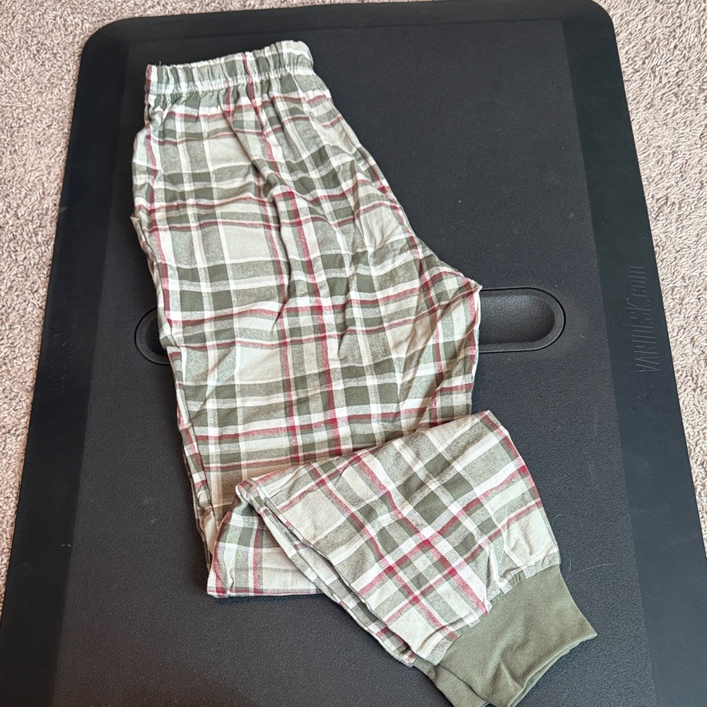 Little Bipsy Adult Unisex Lounge Jogger - Holiday Plaid